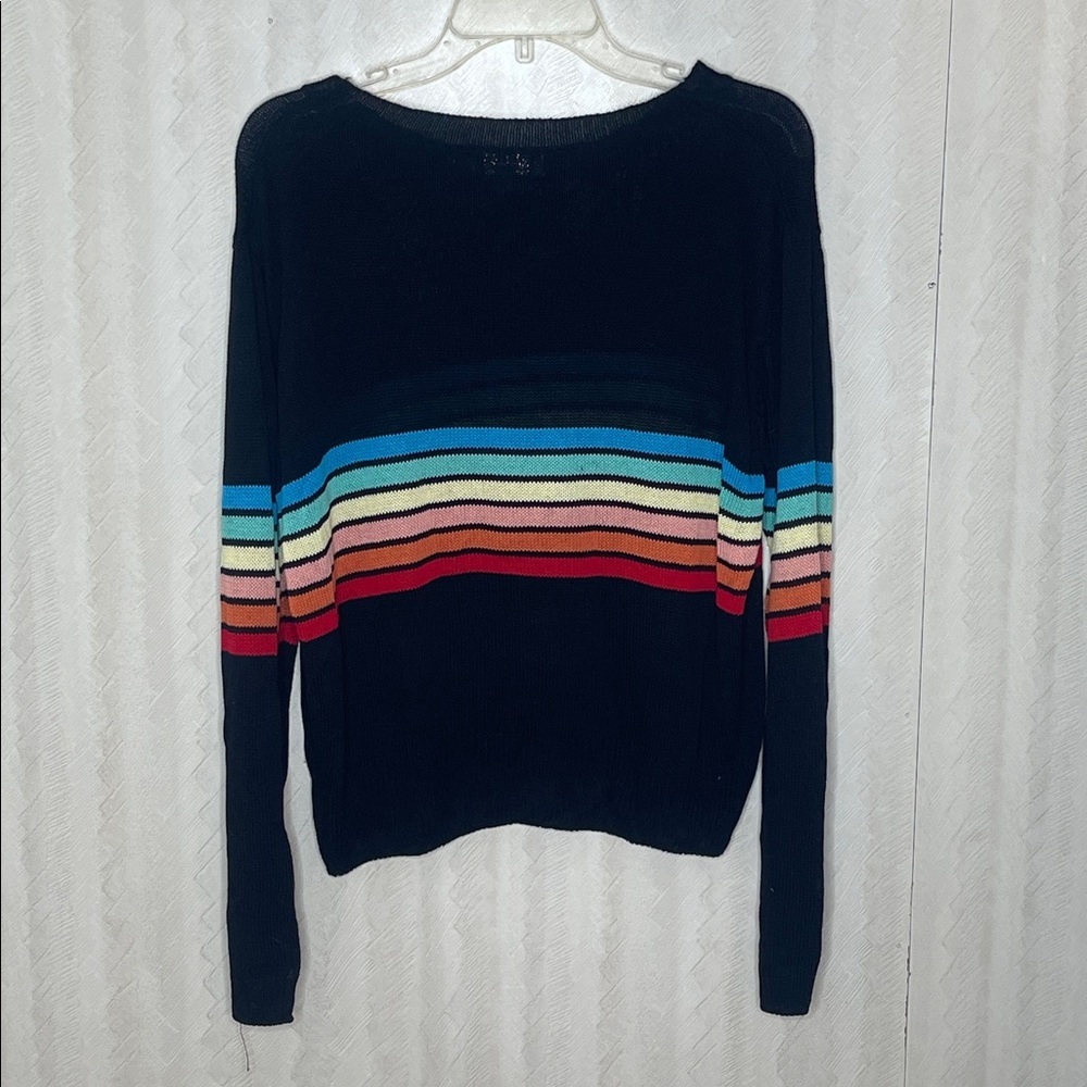 HERA COLLECTION Rainbow mid length Sweater Size Large - Picture 5 of 12